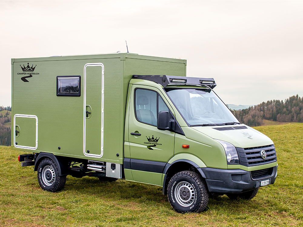Camper grün, von Dubach Cars